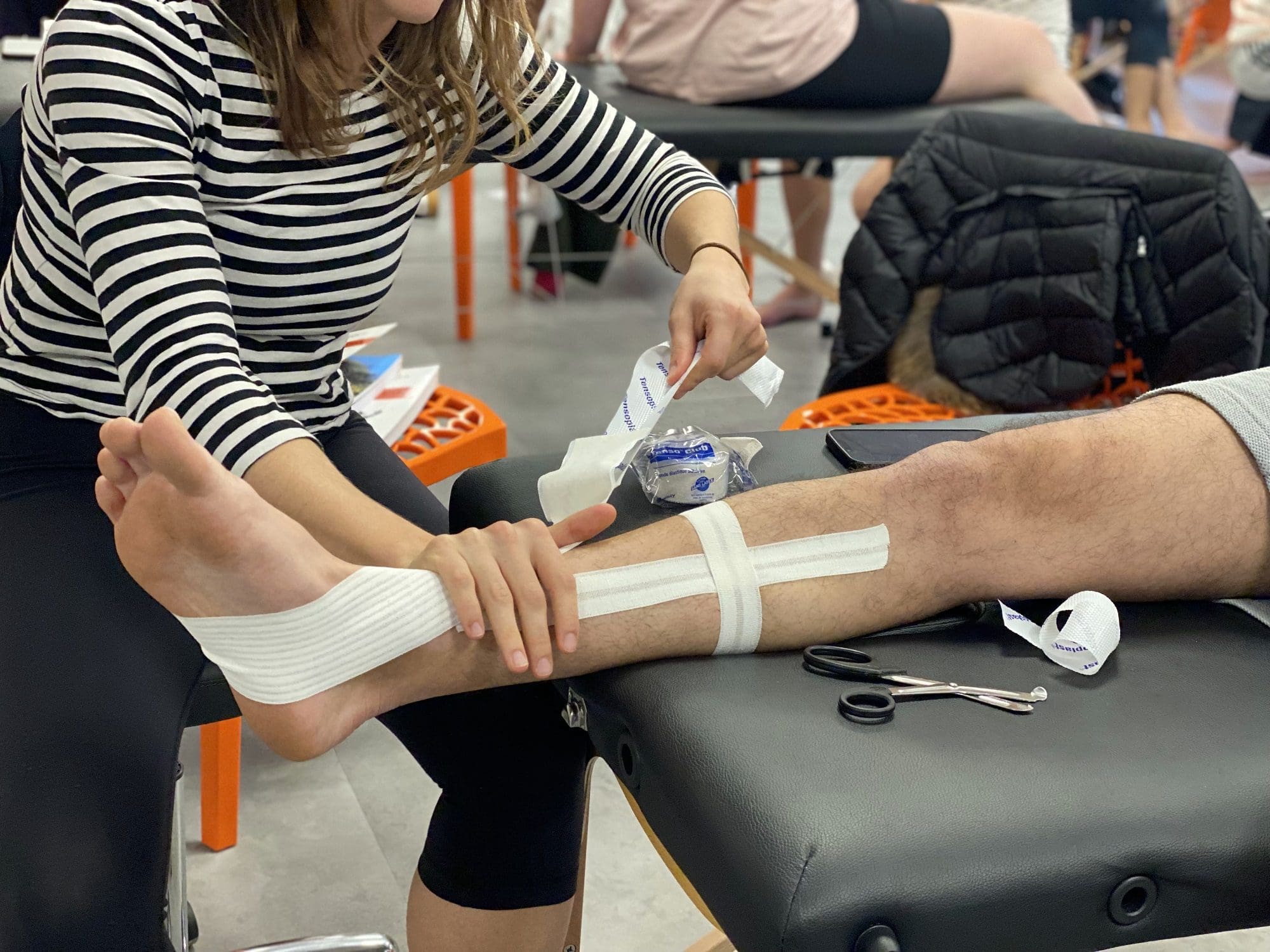 taping strapping formation kiné sport