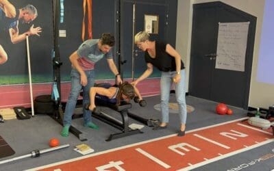 exercices stagiaires formation épaule du sportif.