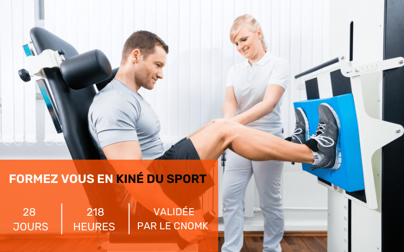 la formation phare en kiné, la kiné du sport