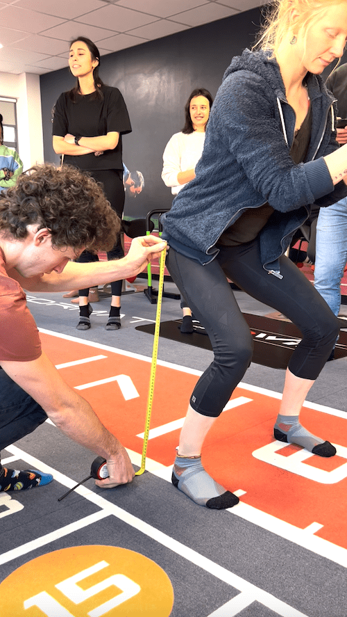 test jump kiné sport