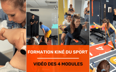 KINÉ DU SPORT ET EXPERTISE SCIENTIFIQUE VIDÉO DES 4 MODULES FORMATION KINÉ