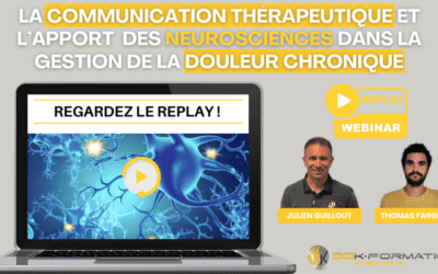 REPLAY Webinar SSK COMMENT LA COMMUNICATION THÉRAPEUTIQUE PAR L’APPORT DES NEUROSCIENCES PEUT NOUS AIDER À TRAITER LA DOULEUR CHRONIQUE