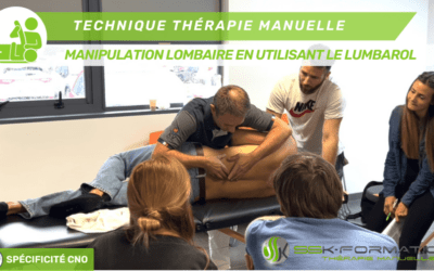 Vidéo Technique de Manipulation Lombaire en utilisant le Lumbarol