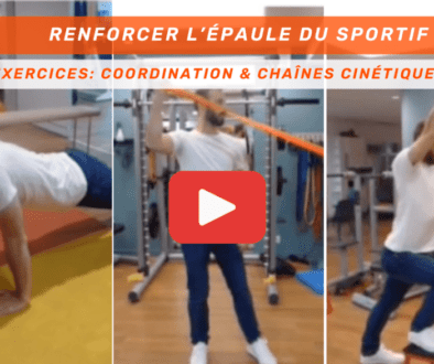 Renforcer l’épaule du sportif Exercices Coordination, coiffe et chaîne cinétique - Vidéo (Episode 4)