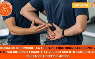 Lombalgie Chronique La Thérapie Fonctionnelle Cognitive (TFC) Valide son Efficacité. Le Verdict Scientifique (RCT) qui surpasse l'Effet Placebo