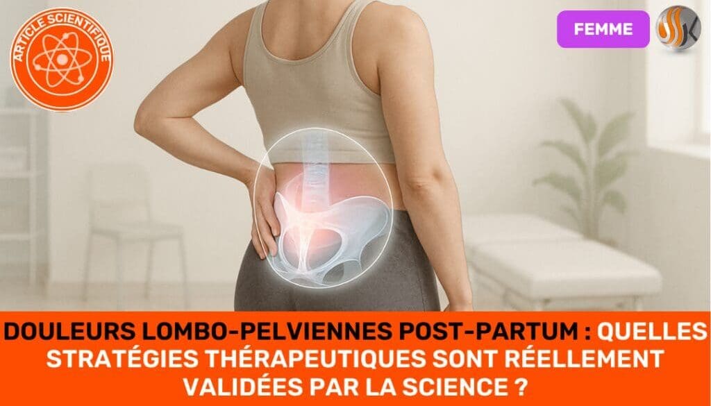 Douleurs Lombo Pelviennes Post-Partum Quelles Stratégies Thérapeutiques sont Réellement Validées par la Science